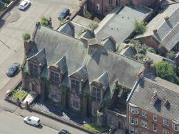 Aerial view of Whiteinch Burgh Hall